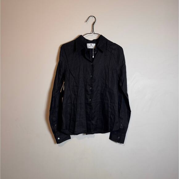 NWT Aritzia Babaton Essential Relaxed Linen Shirt - Size S - Picture 4 of 8